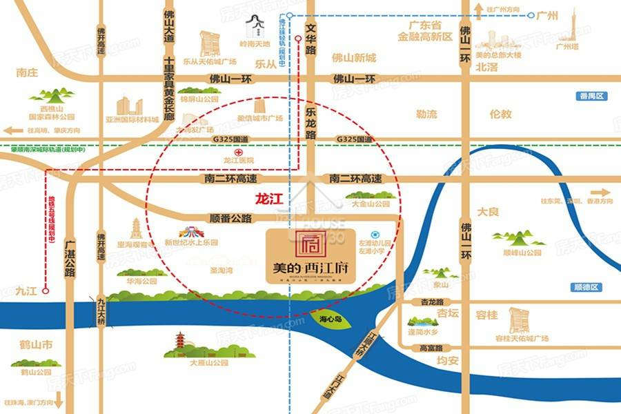 美的西江府 - House730