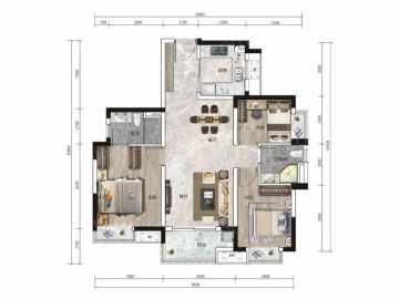 融創雲玥臺 F户型 - House730