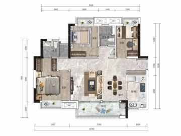 融創雲玥臺 E户型 - House730