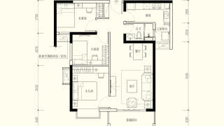 海倫堡松湖灣 53栋01单元03户型 - House730