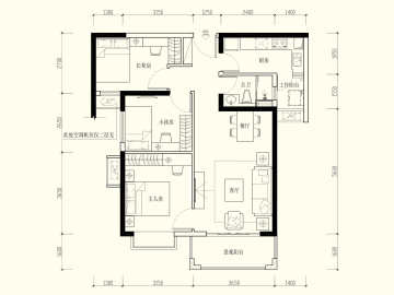 海倫堡松湖灣 53栋01单元03户型 - House730