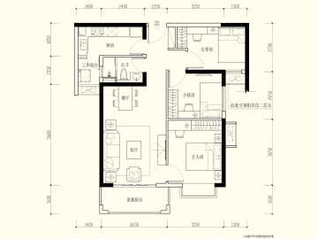 海倫堡松湖灣 53栋01单元04户型 - House730