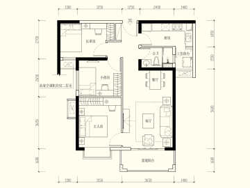 海倫堡松湖灣 53栋02单元03户型 - House730