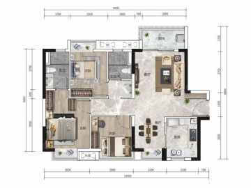 融創雲玥臺 A户型 - House730