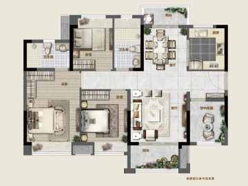 世茂國風濱江 国玦户型 - House730