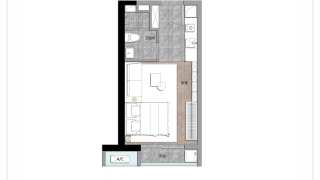 深國際萬科和頌軒·星空 E户型 - House730
