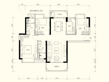 海倫堡松湖灣 53栋01单元01户型 - House730