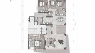 鵬瑞皓玥灣 带装修350方奢华大平层 - House730