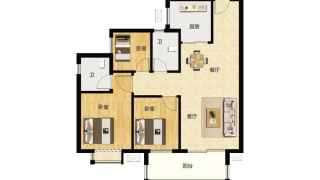 信鴻御江東岸 95㎡户型 - House730
