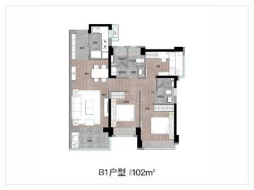深國際萬科和頌軒 B1户型 - House730