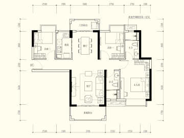 海倫堡松湖灣 53栋02单元02户型 - House730