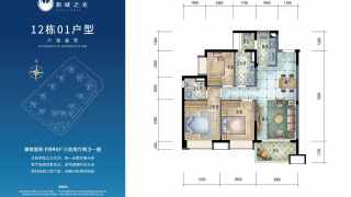 保利碧桂園新城之光 01戶型 - House730