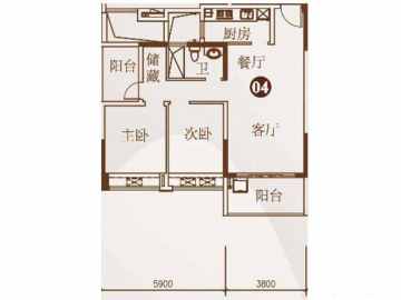 德瑞花園 1棟04戶型 - House730
