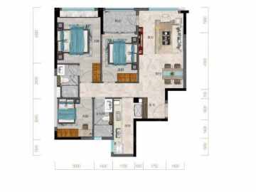 天健雲山府 B戶型 96.8㎡3 - House730