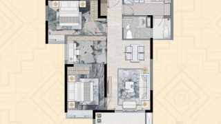 信達金茂府 87平方叁房 - House730