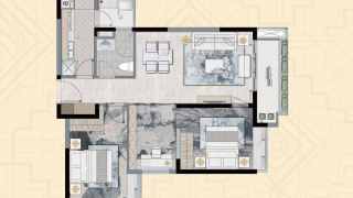 信達金茂府 85平方叁房 - House730
