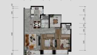 華發天茂半島 D户型 - House730