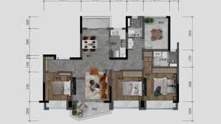 華發天茂半島 A户型 - House730