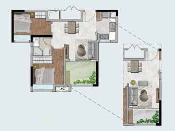 中建映花悅府 62方 兩房一廳 - House730