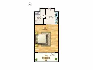 中國鐵建環球中心 49㎡公寓 - House730