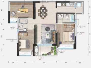 鴻瑞壹品 6棟B座04戶型 - House730
