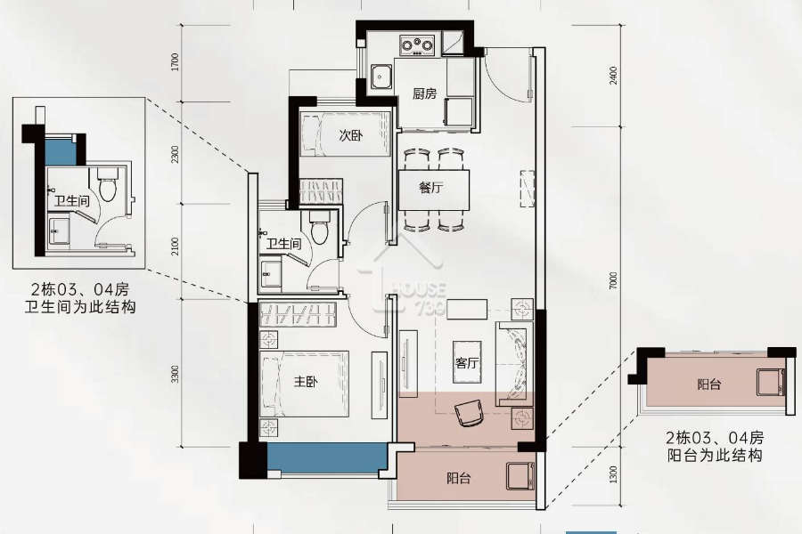 琴澳新城銀景灣 - House730