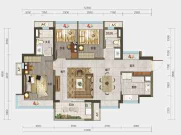 太東萬科萬悅花園 C戶型 - House730