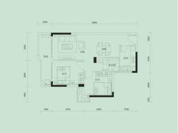 中珠山海間2期 4栋-A户型 - House730