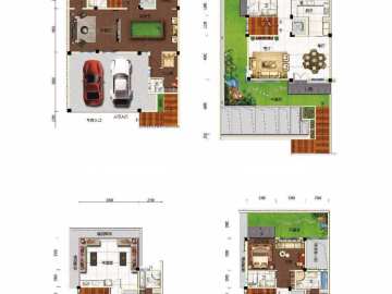 碧桂園潤揚溪谷 208㎡戶型 - House730