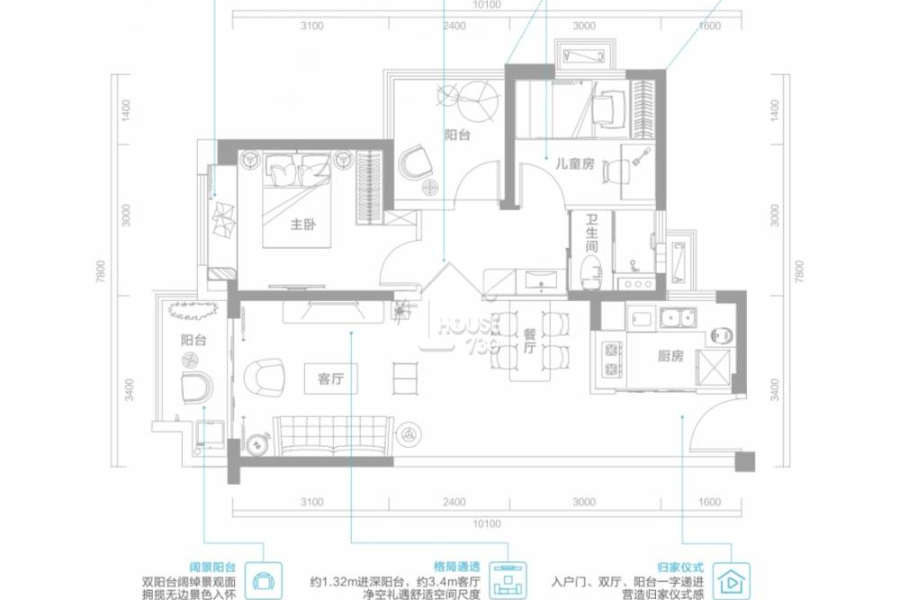 天譽珠海灣 - House730
