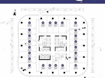 ICC橫琴國際商務中心 南塔19层公寓平面图 - House730