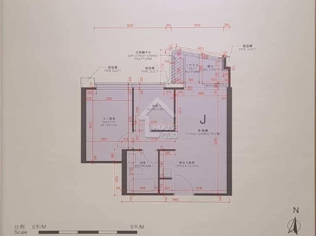 維港1號絕大部分單位皆將露台及工作平台合併，打造成一個38平方呎的空間，有助提升實用性。