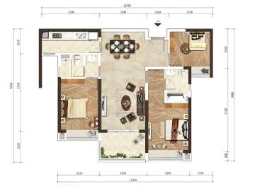 大中華幸福城 叁房兩廳兩衛 - House730