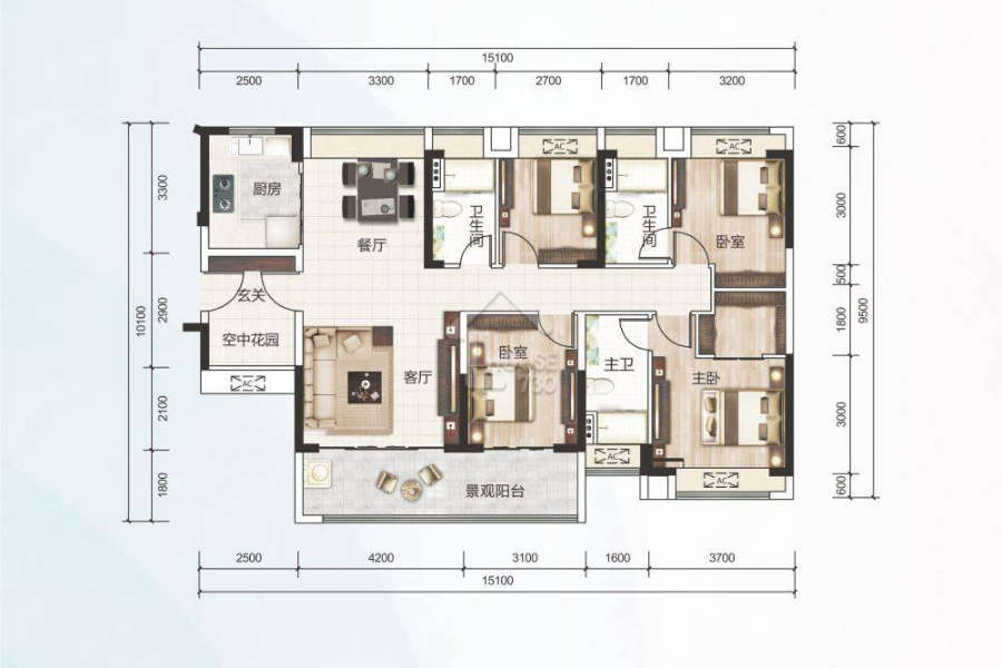 方圓·月島首府 - House730