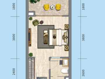 奧園古兜溫泉小鎮 40㎡ - House730