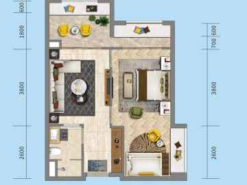 奧園古兜溫泉小鎮 60㎡ - House730