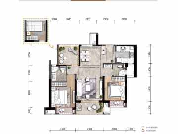 珠海高新寶龍城 A戶型 - House730