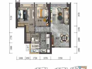 中海環宇城 A戶型 - House730