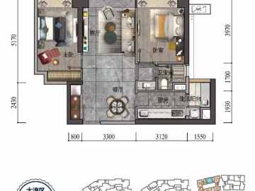 中海環宇城 B戶型 - House730