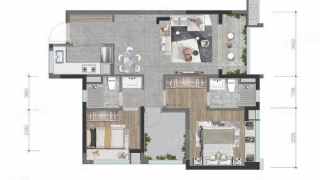 龍湖江與城 A户型 - House730