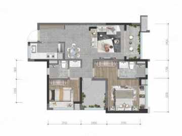 龍湖江與城 A户型 - House730