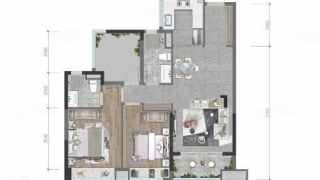 龍湖江與城 B户型 - House730