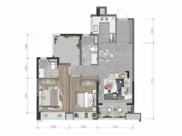 龍湖江與城 B户型 - House730