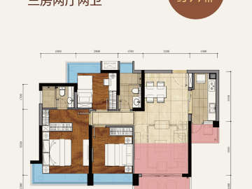 五洲東方墅 叁房兩廳兩衛 - House730