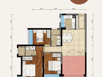五洲東方墅 叁房兩廳兩衛 - House730