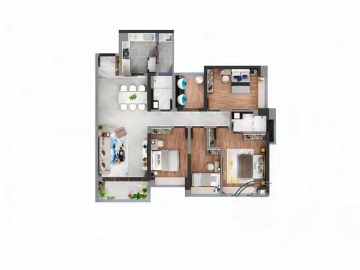 新世界雲耀 136平方四房 - House730