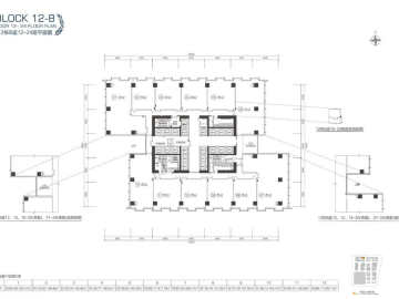 深圳灣科技生態園 12栋B座12-24层平面图2522-2610㎡ - House730