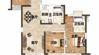 大中華幸福城 叁房兩廳兩衛 - House730
