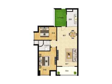 卓越東部蔚藍海岸 80㎡戶型 - House730