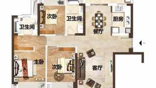 大中華幸福城 叁房兩廳兩衛 - House730